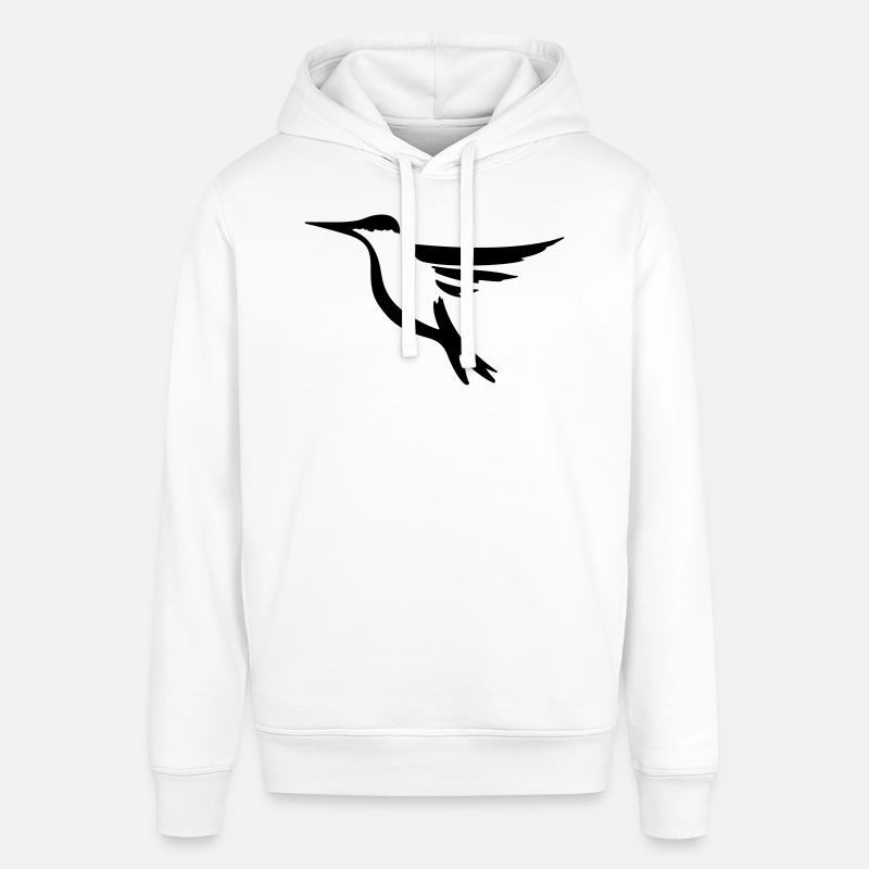 Kolibri 2 - Vogel Geschenk Geschenkidee - Stanley/Stella Unisex Hoodie SOUNDER - Weiß