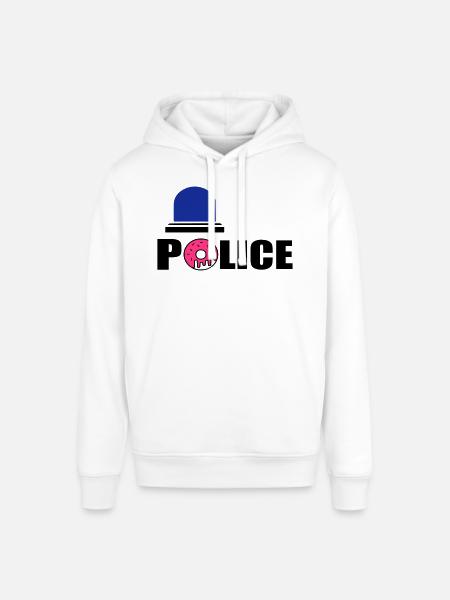 police d - Stanley/Stella SOUNDER Unisex Hoodie - white