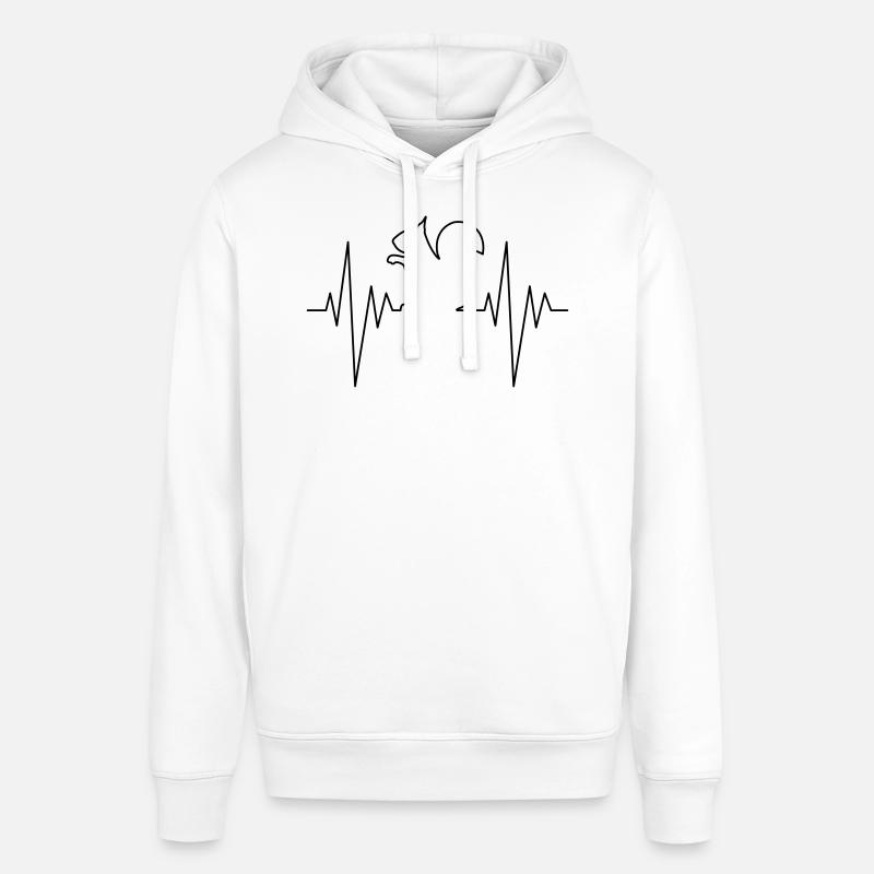 Écureuil Pulse - Sweat à capuche SOUNDER Stanley/Stella Unisexe - blanc