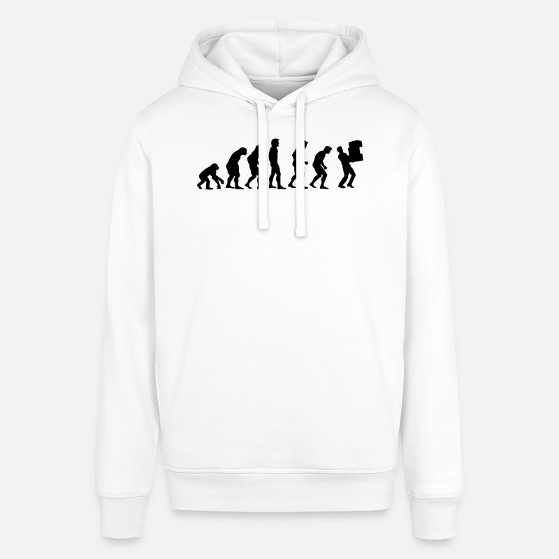 paketzusteller_evolution - Sweat à capuche SOUNDER Stanley/Stella Unisexe - blanc