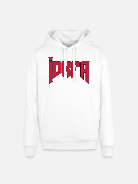 Doom Cheat-Code "idkfa" - Stanley/Stella Unisex Hoodie SOUNDER - Weiß