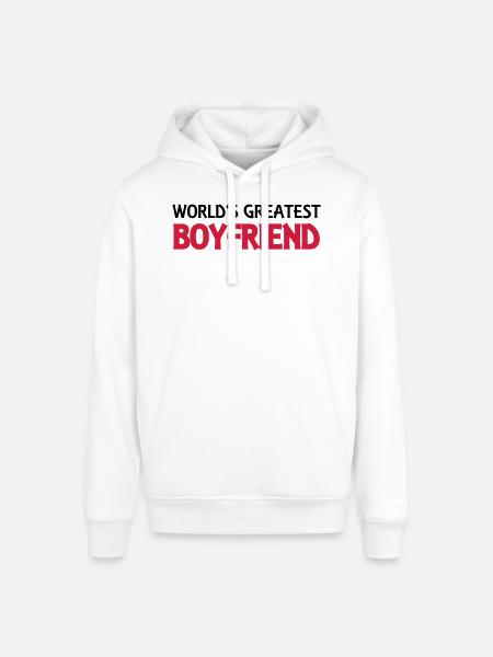 World's greatest boyfriend - Stanley/Stella Unisex Hoodie SOUNDER - Weiß
