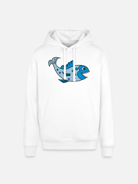fisch - Stanley/Stella SOUNDER Unisex Hoodie - white