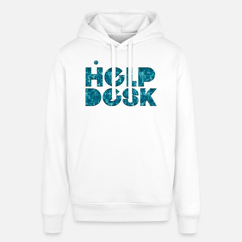 Helpdesk IT-Support-Geek Computer-Computer-Geek - Stanley/Stella Unisex Hoodie SOUNDER - Weiß