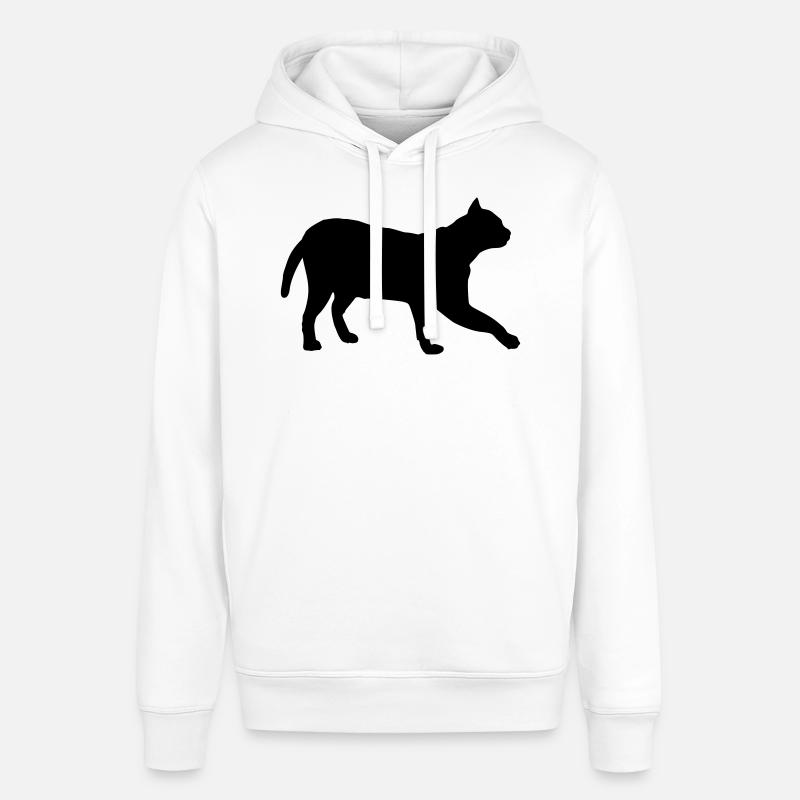 chat - Sweat à capuche SOUNDER Stanley/Stella Unisexe - blanc