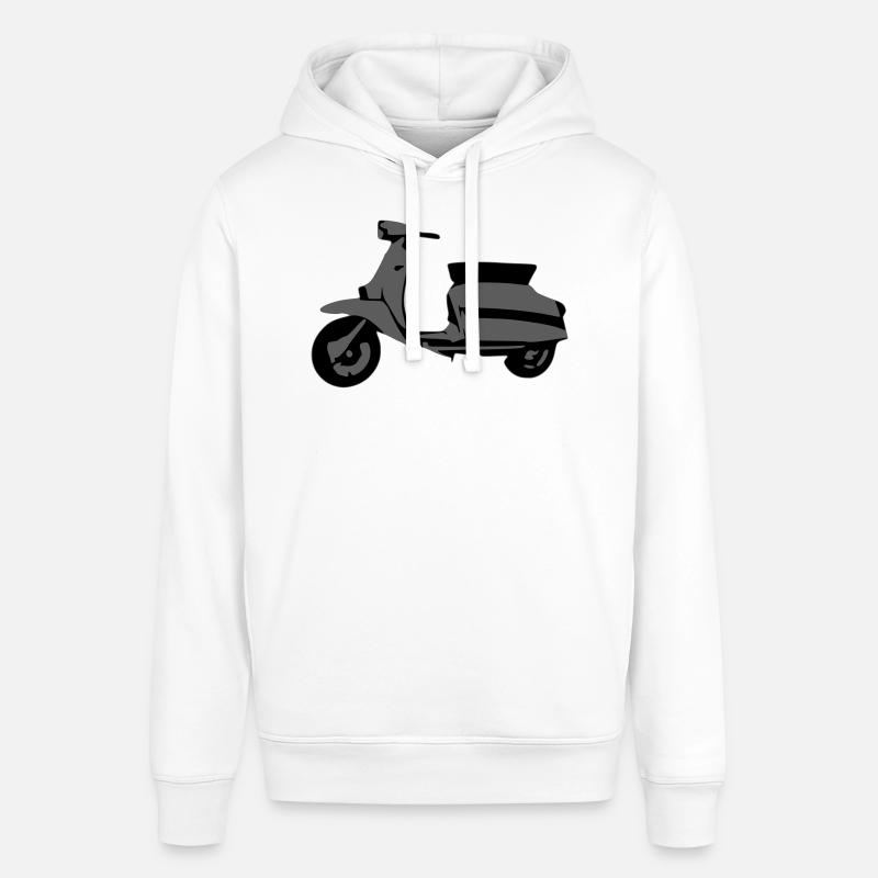Motorroller Roller Blechroller - Stanley/Stella Unisex Hoodie SOUNDER - Weiß