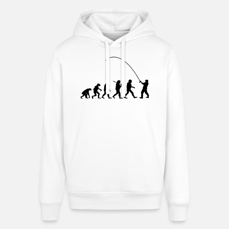 Evolution pecheur - Sweat à capuche SOUNDER Stanley/Stella Unisexe - blanc
