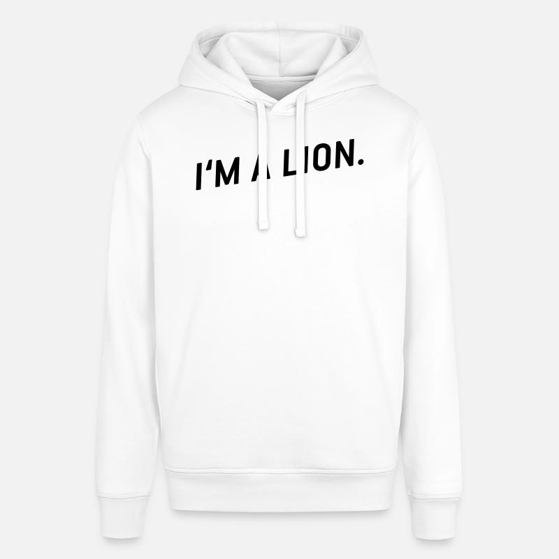 I’m a lion ! - Sweat à capuche SOUNDER Stanley/Stella Unisexe - blanc