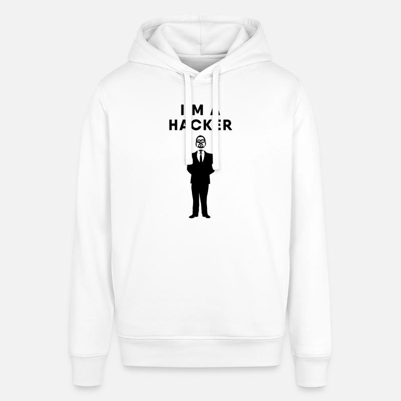 Hacker / Hacken / Hacking - Sweat à capuche SOUNDER Stanley/Stella Unisexe - blanc
