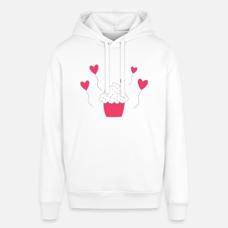 Cupcake - Stanley/Stella SOUNDER Unisex Hoodie - white