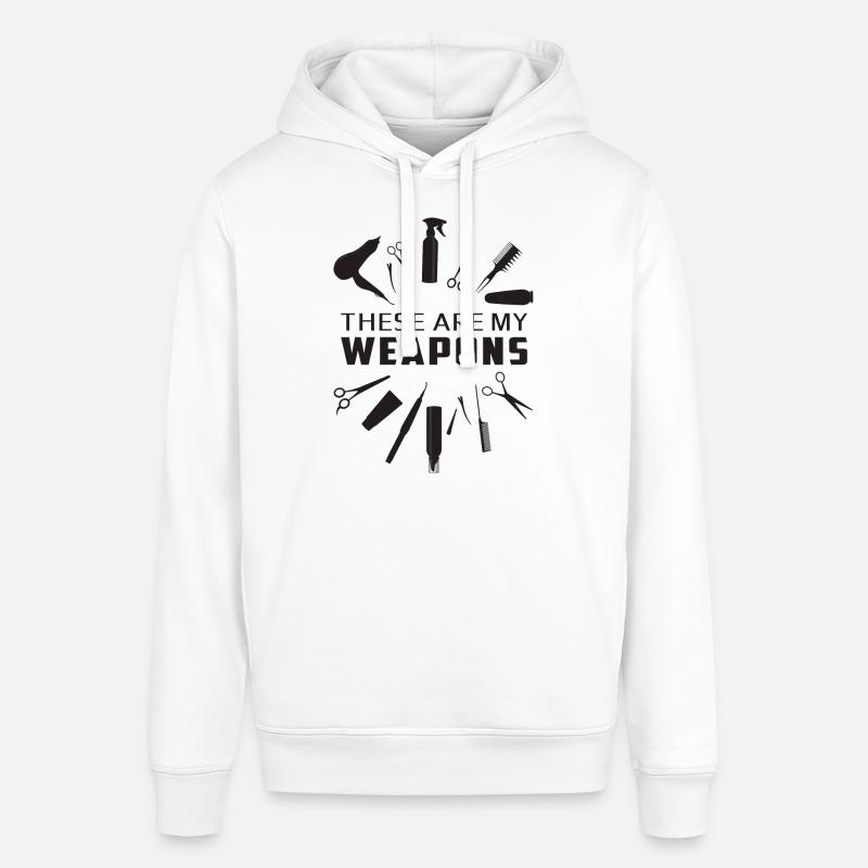 Coiffeuse coiffeur coiffure coiffure cadeau - Sweat à capuche SOUNDER Stanley/Stella Unisexe - blanc