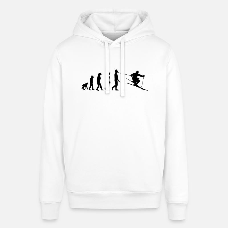 ÉVOLUTION SKI - Sweat à capuche SOUNDER Stanley/Stella Unisexe - blanc