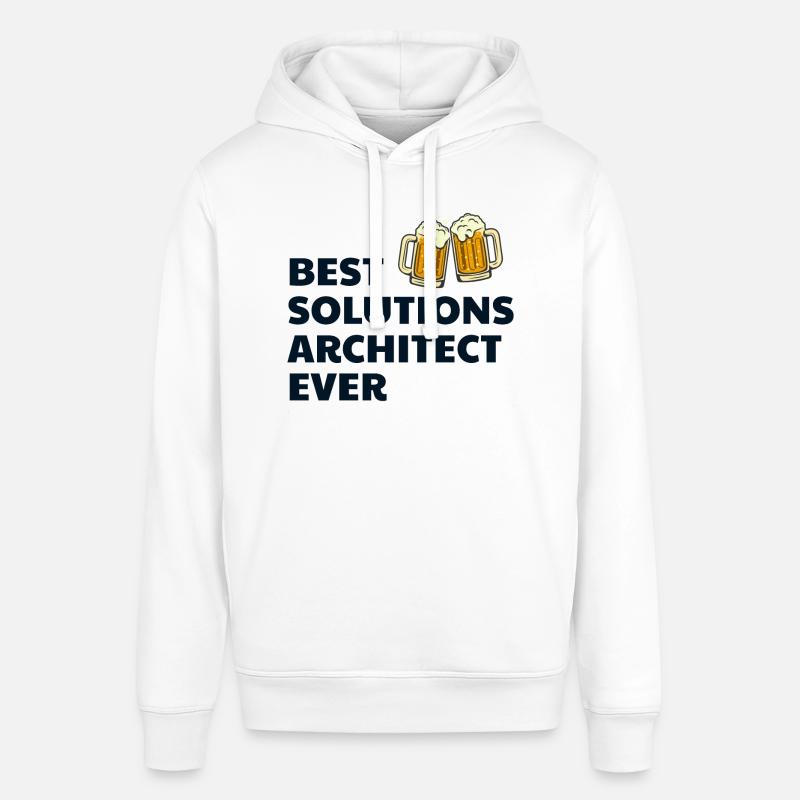 Solution Architecte Architecture Bière Drôle - Sweat à capuche SOUNDER Stanley/Stella Unisexe - blanc