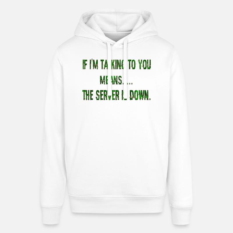 Hacking hacker hacker computer cybersecurity - Stanley/Stella SOUNDER Unisex Hoodie - white