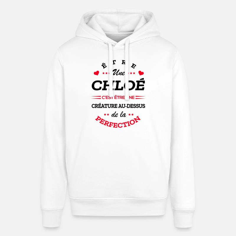 CHLOÉ PARFAITE - NOM CHLOÉ - Sweat à capuche SOUNDER Stanley/Stella Unisexe - blanc
