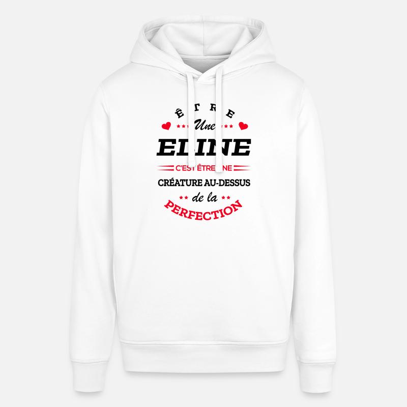 ELINE PARFAITE - NOM ELINE - Sweat à capuche SOUNDER Stanley/Stella Unisexe - blanc