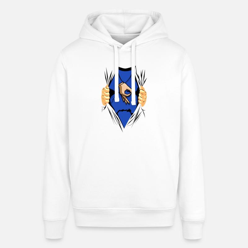 Jeu du rond collier surprise ! - Sweat à capuche SOUNDER Stanley/Stella Unisexe - blanc