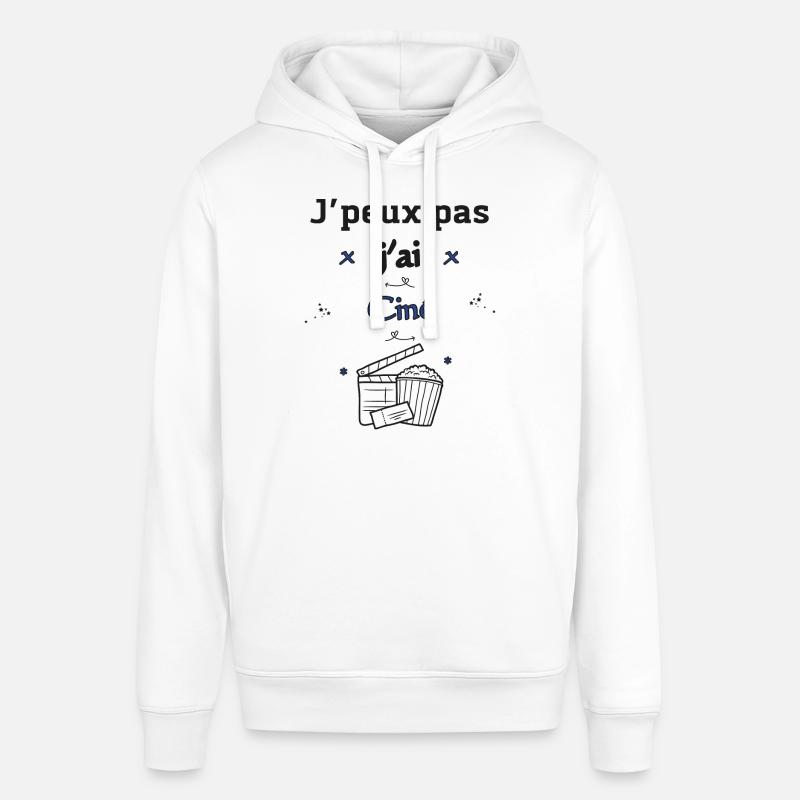 J'peux pas j'ai Ciné - Sweat à capuche SOUNDER Stanley/Stella Unisexe - blanc