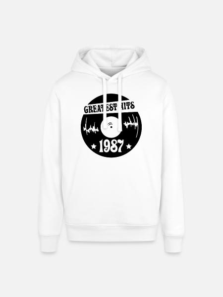 Millésime 1987 - Sweat à capuche SOUNDER Stanley/Stella Unisexe - blanc