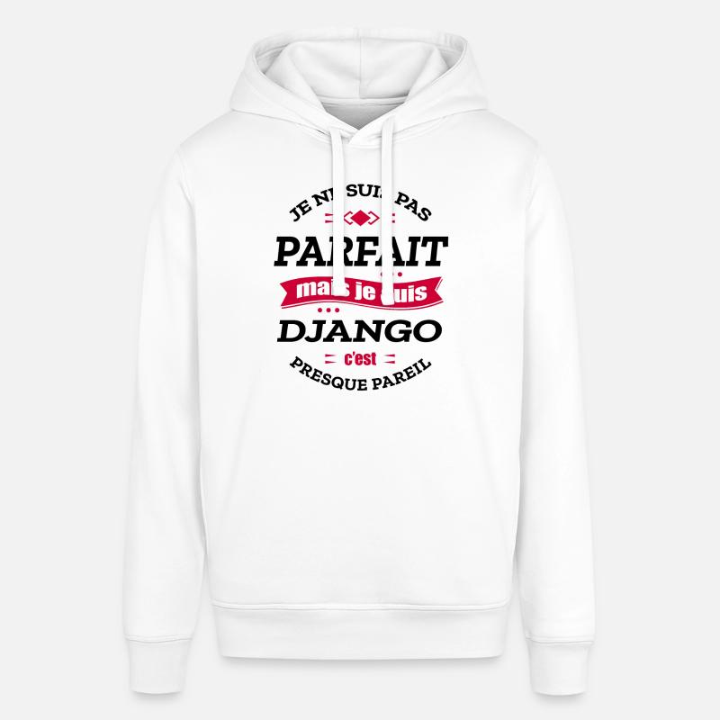 DJANGO PARFAIT - PRENOM DJANGO - Sweat à capuche SOUNDER Stanley/Stella Unisexe - blanc