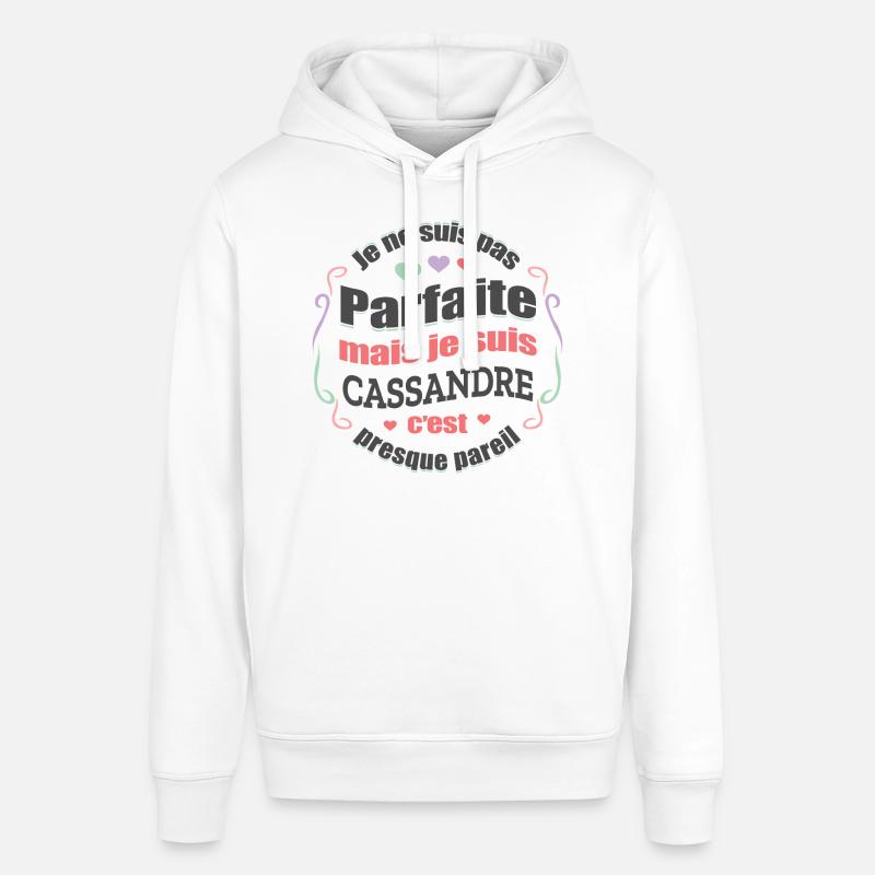 CASSANDRE PARFAITE - PRENOM CASSANDRE - Sweat à capuche SOUNDER Stanley/Stella Unisexe - blanc