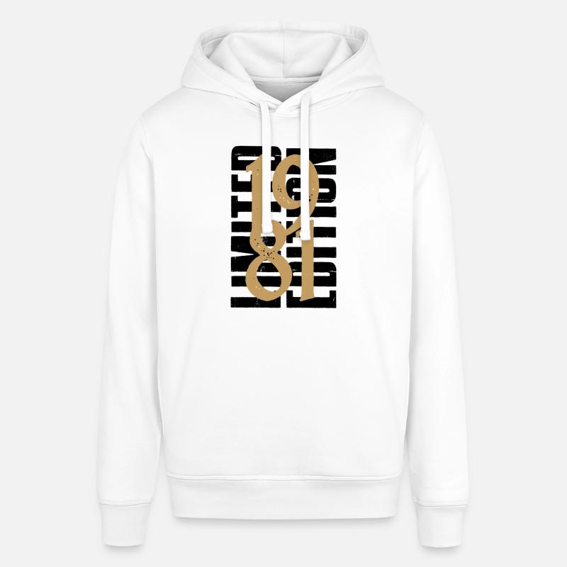 Millésime 1981 - Sweat à capuche SOUNDER Stanley/Stella Unisexe - blanc