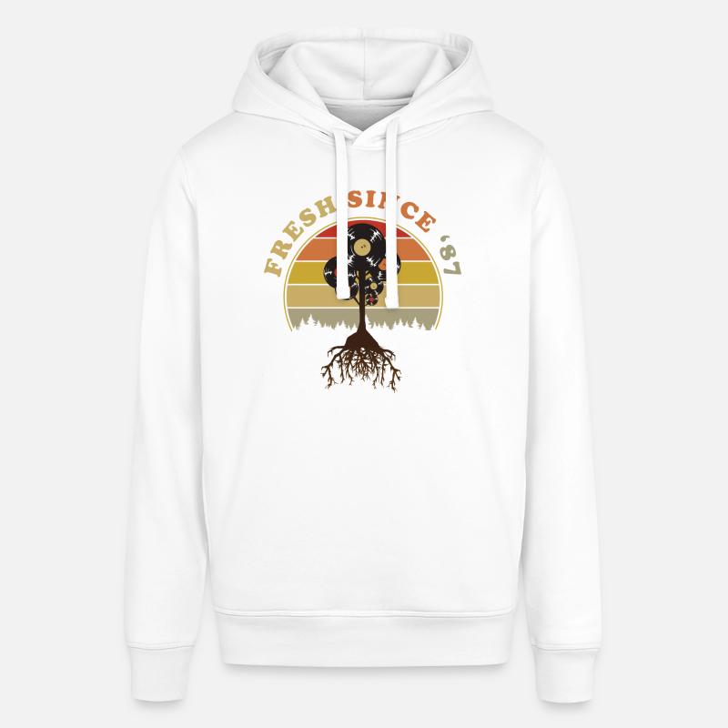 Millésime 1987 - Sweat à capuche SOUNDER Stanley/Stella Unisexe - blanc