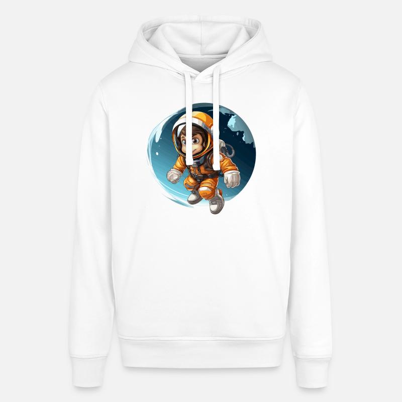 Le primate de l’espace - Sweat à capuche SOUNDER Stanley/Stella Unisexe - blanc