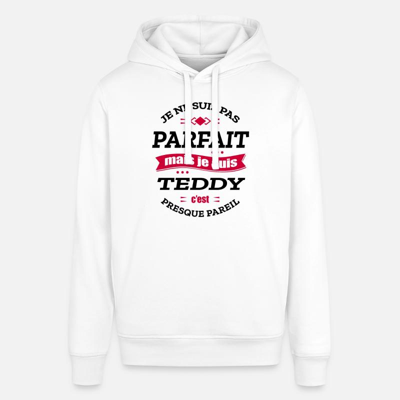 TEDDY PARFAIT - PRENOM TEDDY - Sweat à capuche SOUNDER Stanley/Stella Unisexe - blanc