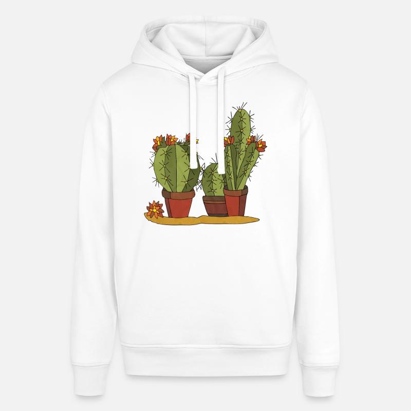 Flowers - Stanley/Stella SOUNDER Unisex Hoodie - white