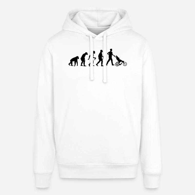Father Evolution - Stanley/Stella Unisex Hoodie SOUNDER - Weiß