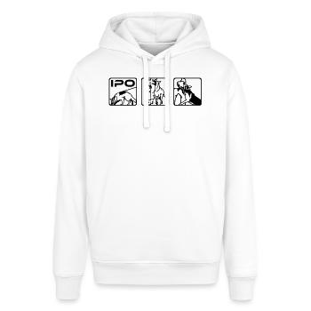 483 IPO German Shepherd Dog - Stanley/Stella SOUNDER Unisex Hoodie - white - Front - Alina (178cm) & Michal (187cm)