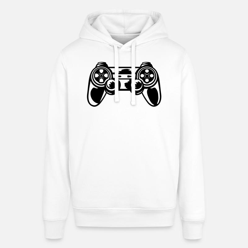 Retro Console Controller Gamer - Sweat à capuche SOUNDER Stanley/Stella Unisexe - blanc