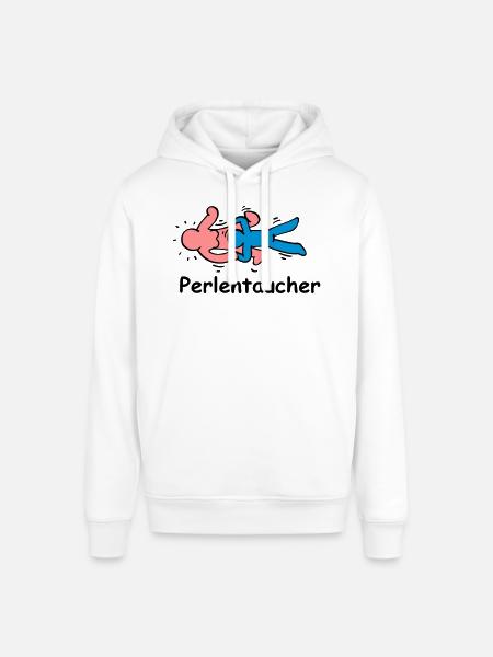 Perlentaucher - Stanley/Stella Unisex Hoodie SOUNDER - Weiß