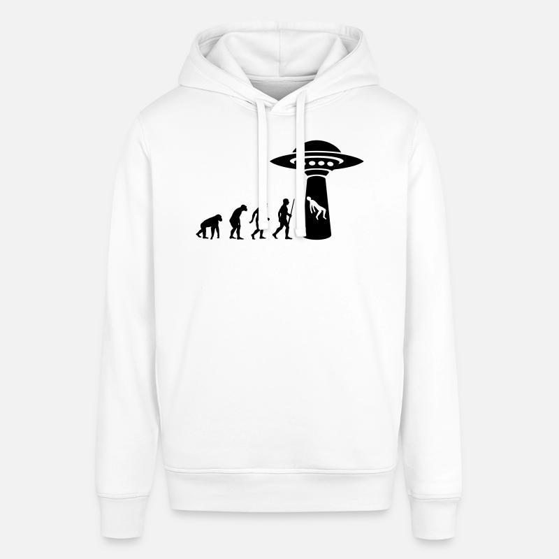 L'évolution des extraterrestres - Sweat à capuche SOUNDER Stanley/Stella Unisexe - blanc