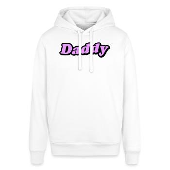 Daddy - Stanley/Stella Unisex Hoodie SOUNDER - Weiß - Vorne - Alina (178cm) & Michal (187cm)