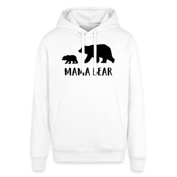 Mama Bear - Stanley/Stella Unisex Hoodie SOUNDER - Weiß - Vorne - Alina (178cm) & Michal (187cm)