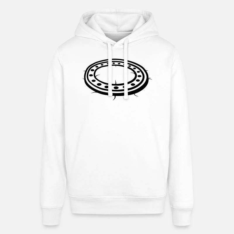 Trou d’égout à couvercle Gulli - Sweat à capuche SOUNDER Stanley/Stella Unisexe - blanc