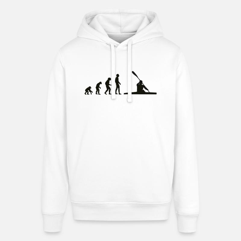Canoë Evolution noir - Sweat à capuche SOUNDER Stanley/Stella Unisexe - blanc