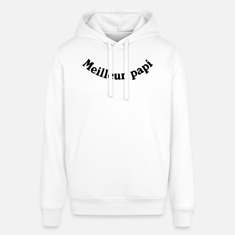 MEILLEUR PAPI - Sweat à capuche SOUNDER Stanley/Stella Unisexe - blanc