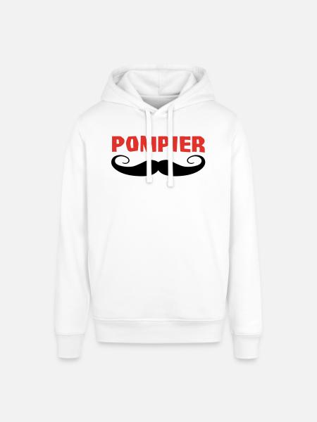 POMPIER - Sweat à capuche SOUNDER Stanley/Stella Unisexe - blanc