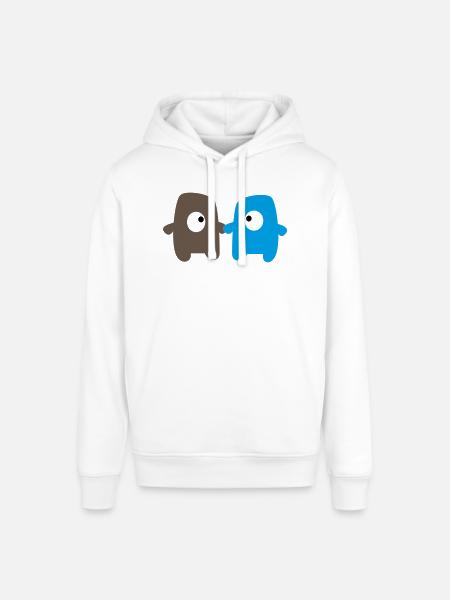 Monsters in love - Stanley/Stella Unisex Hoodie SOUNDER - Weiß