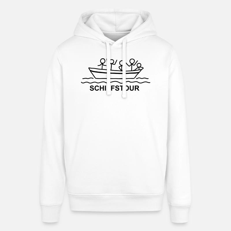 Schiffstour - Bootsfahrt - Stanley/Stella Unisex Hoodie SOUNDER - Weiß