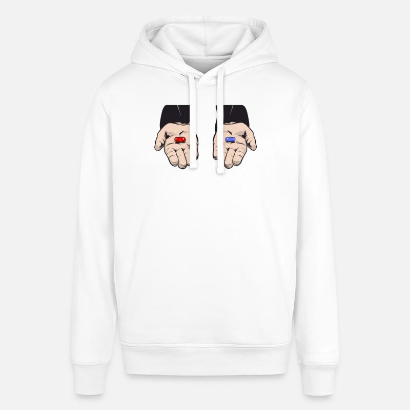 Pilule Main I Cool Techno - Sweat à capuche SOUNDER Stanley/Stella Unisexe - blanc