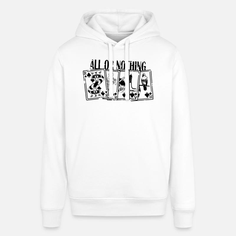 Alles oder Nichts - Fulle Flash - Stanley/Stella Unisex Hoodie SOUNDER - Weiß