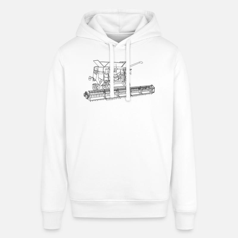Moissonneuses-batteuses Constructeurs de machines agricoles - Sweat à capuche SOUNDER Stanley/Stella Unisexe - blanc