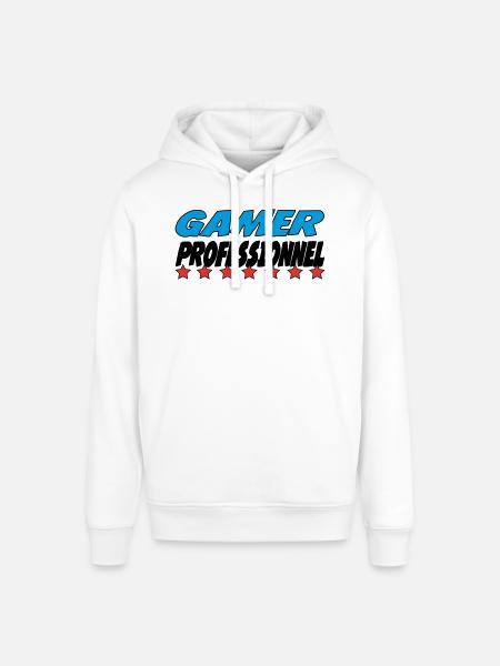 GAMER PROFESSIONNEL - Sweat à capuche SOUNDER Stanley/Stella Unisexe - blanc