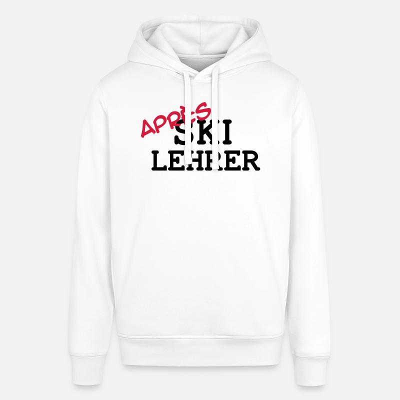 Enseignant de l'après-ski - Sweat à capuche SOUNDER Stanley/Stella Unisexe - blanc