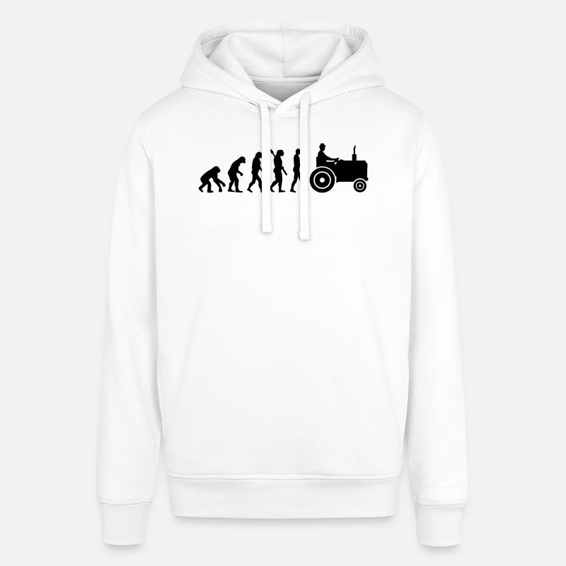 Evolution Tracteur - Sweat à capuche SOUNDER Stanley/Stella Unisexe - blanc