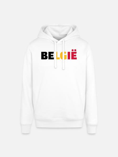 Belgie - Stanley/Stella SOUNDER Unisex Hoodie - white